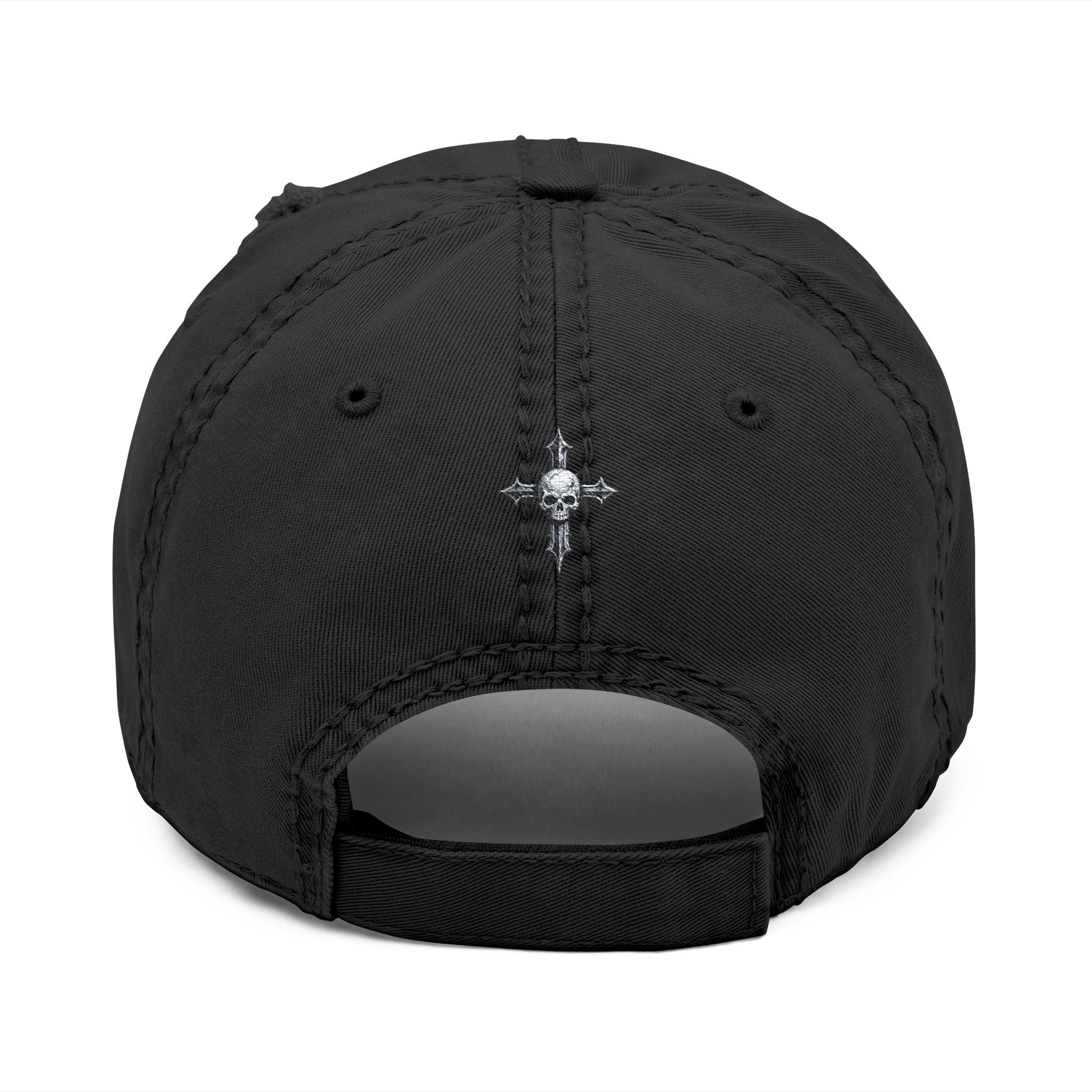 Konvict Skull Distressed Cap